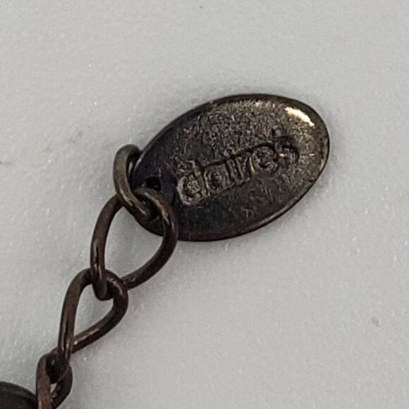 Claire's Chain Link Black Faux Gem Netted Choker & Vintage Faux Black Gem Ring - Picture 12 of 16